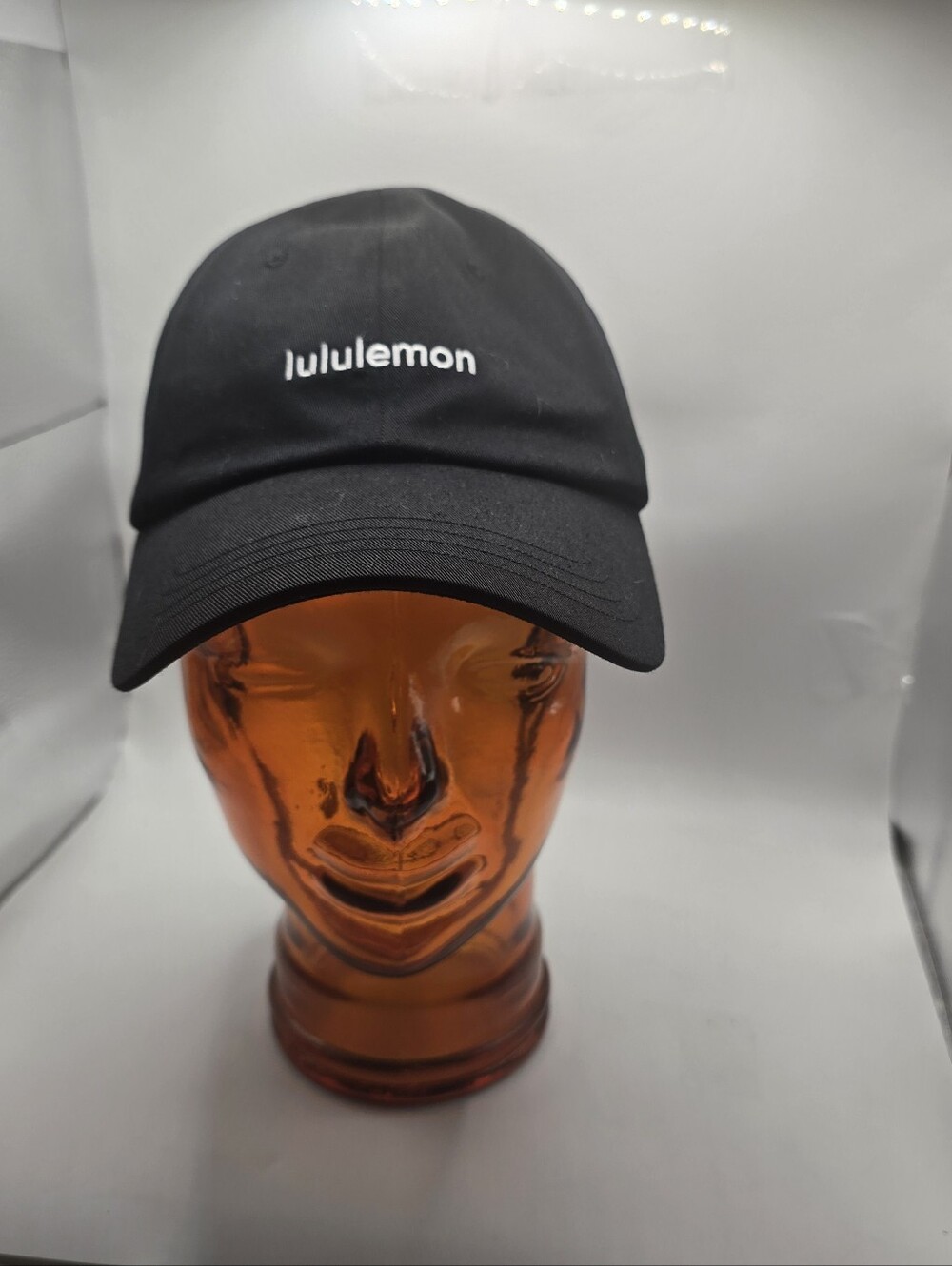 Lululemon Black Logo Dad Hat Sz S/M